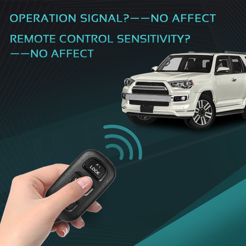 HelloAuto Fit for Toyota Sequoia 2001-2008 Key,1999-2009 4Runner Key fob Cover Replacement Key Shell HelloAuto (3+1 Buttons) JUST Empty CASE FCC ID: HYQ12BBX HYQ12BAN HYQ1512Y - Image 4